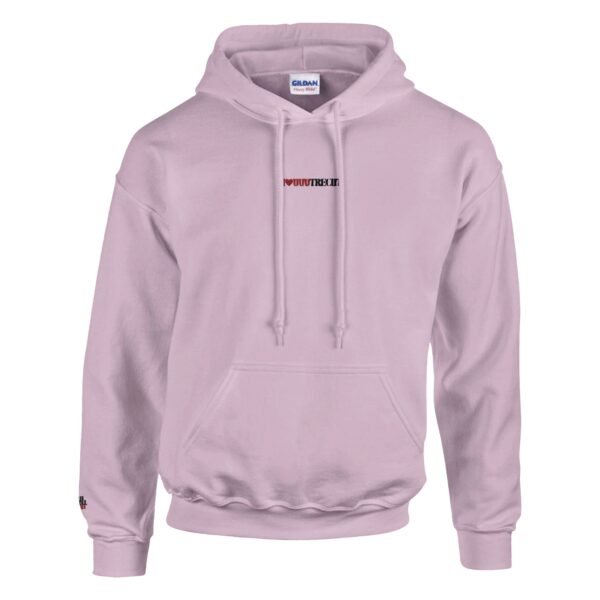 roze hoodie met I love Utrecht opdruk, perfect cadeau voor een verjaardag, vaderdag of voor de echte Utrechter.