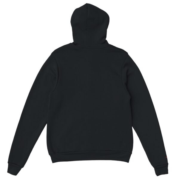 zwarte hoodie met I love Utrecht opdruk, perfect cadeau voor een verjaardag, vaderdag of voor de echte Utrechter. achterkant