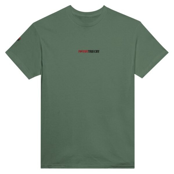 T-shirt met I love uuutrecht geborduurd op het middenpand aan de voorkant. In het rood en zwart geborduurd zodat je lang kan genieten van dit toffe shirt voor de echte Utrechter. Groen