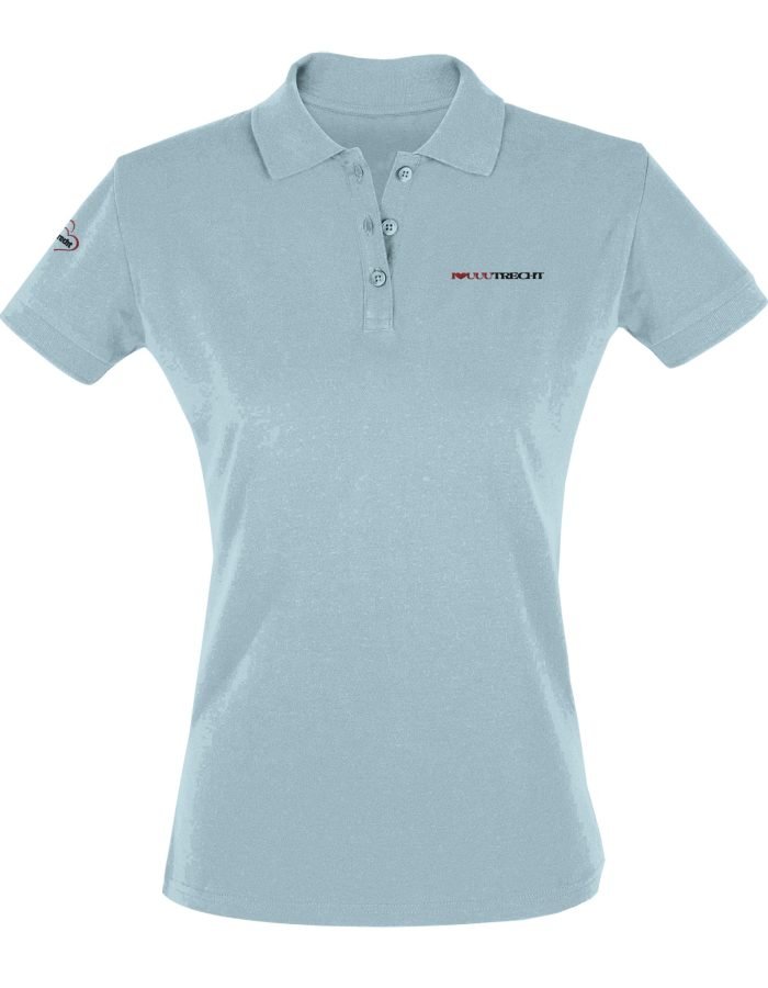 I love UUUtrecht in rood/zwart tekst vrouwen T-shirt geborduurd