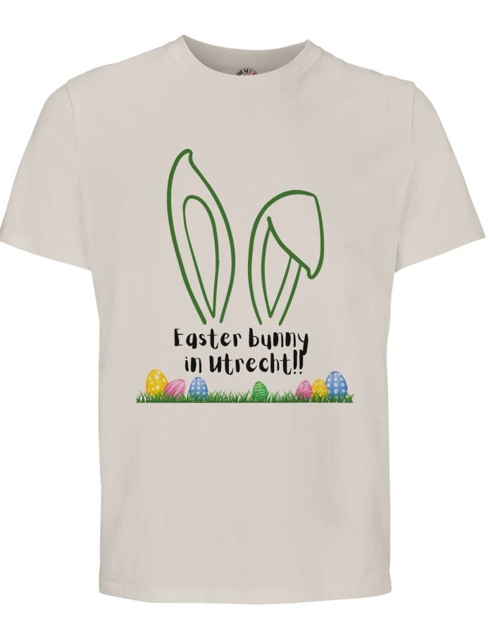 Easter bunny in Utrecht T-shirt in pastel